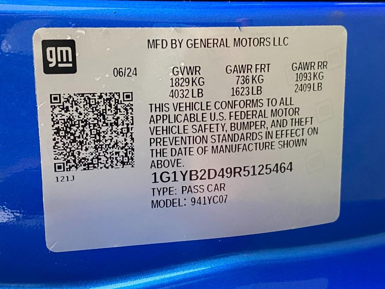 2024 Chevrolet Corvette 2dr Stingray Cpe w/2LT