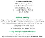 2021 Chevrolet Malibu 4dr Sdn LT