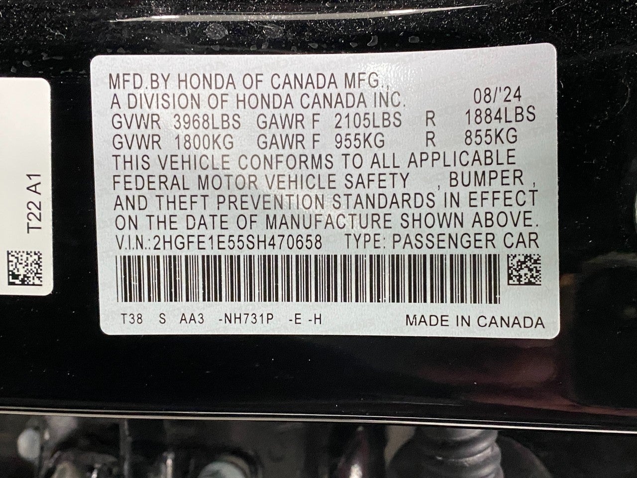 2025 Honda Civic Si Manual