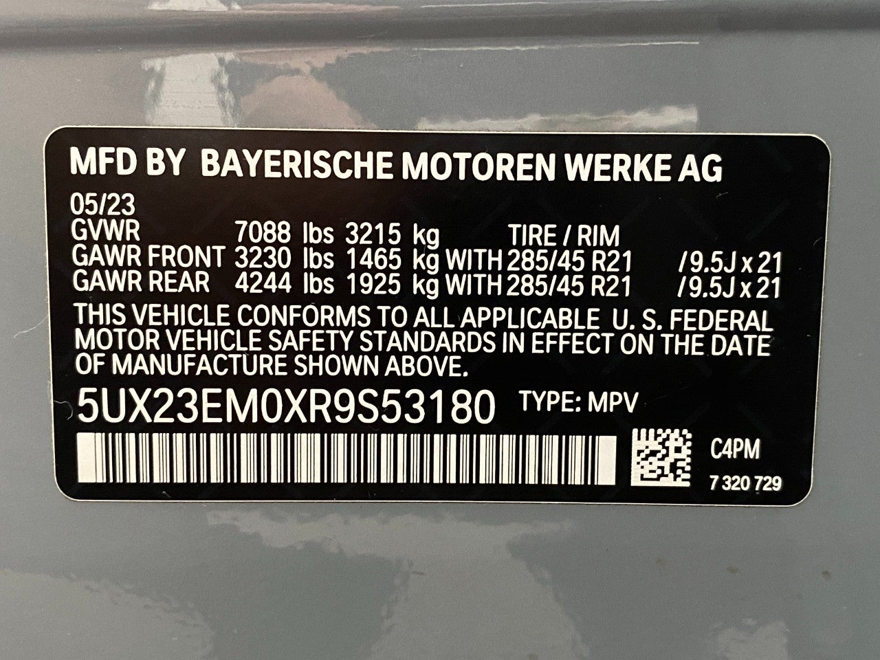 2024 BMW X7 xDrive40i Sports Activity Vehicle
