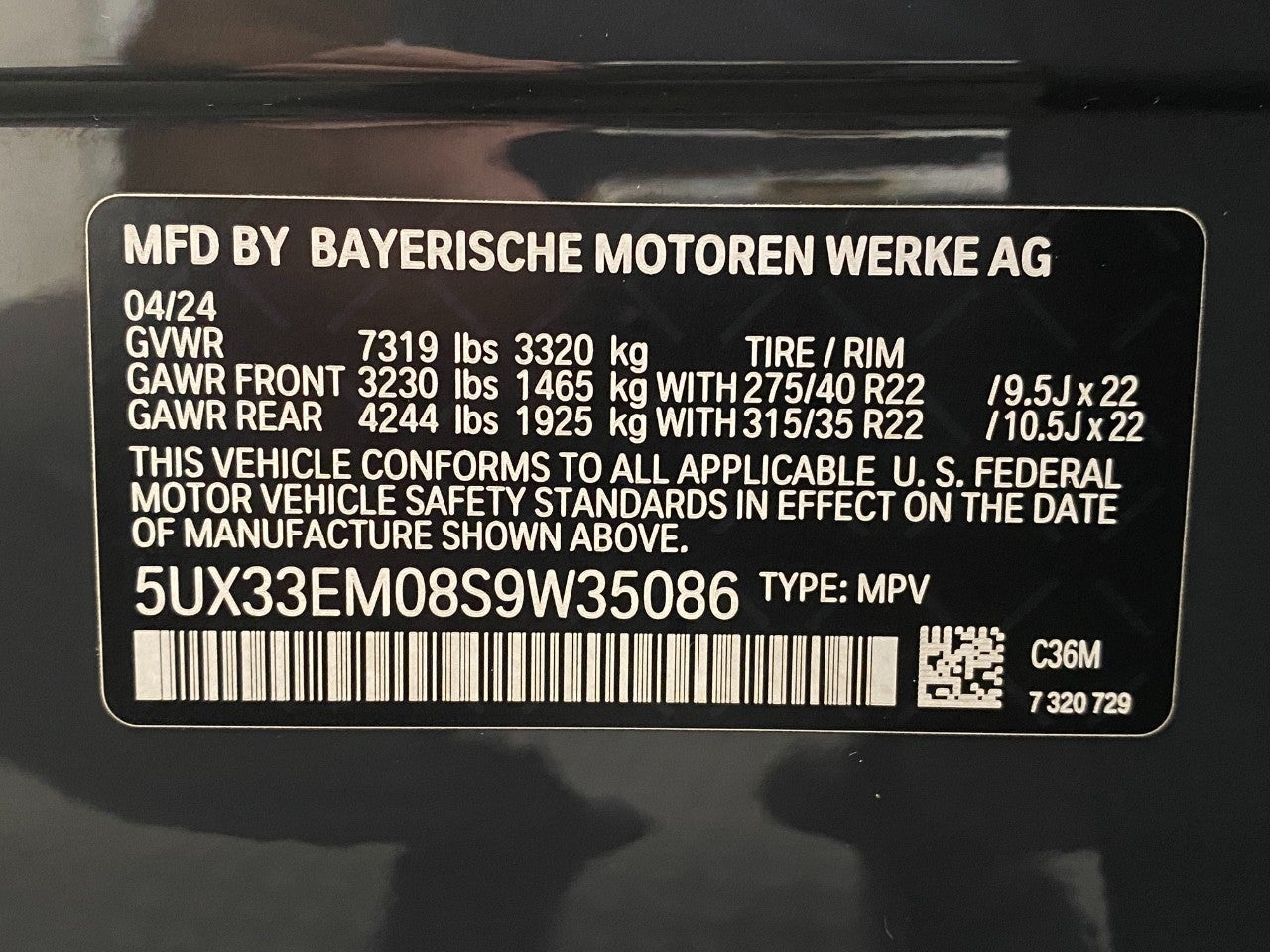 2025 BMW X7 M60i Sports Activity Vehicle