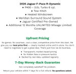 2026 Jaguar F-PACE R-Dynamic S P400 AWD