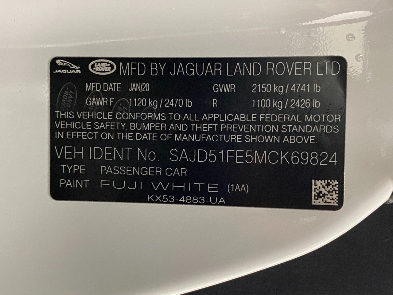 2021 Jaguar F-TYPE Coupe Auto R AWD