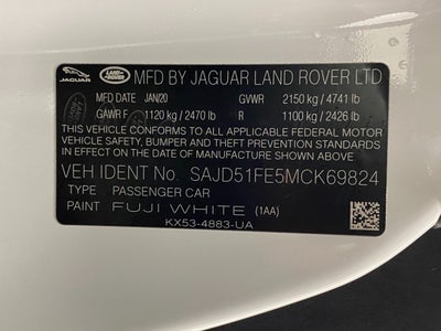 2021 Jaguar F-TYPE Coupe Auto R AWD