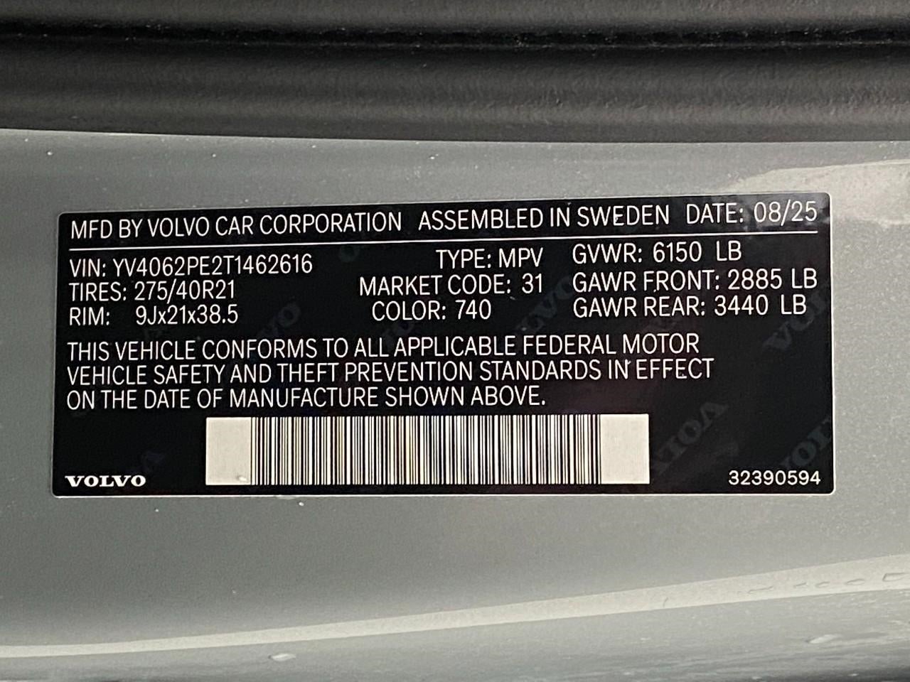 2026 Volvo XC90 B6 AWD Plus 7-Seater