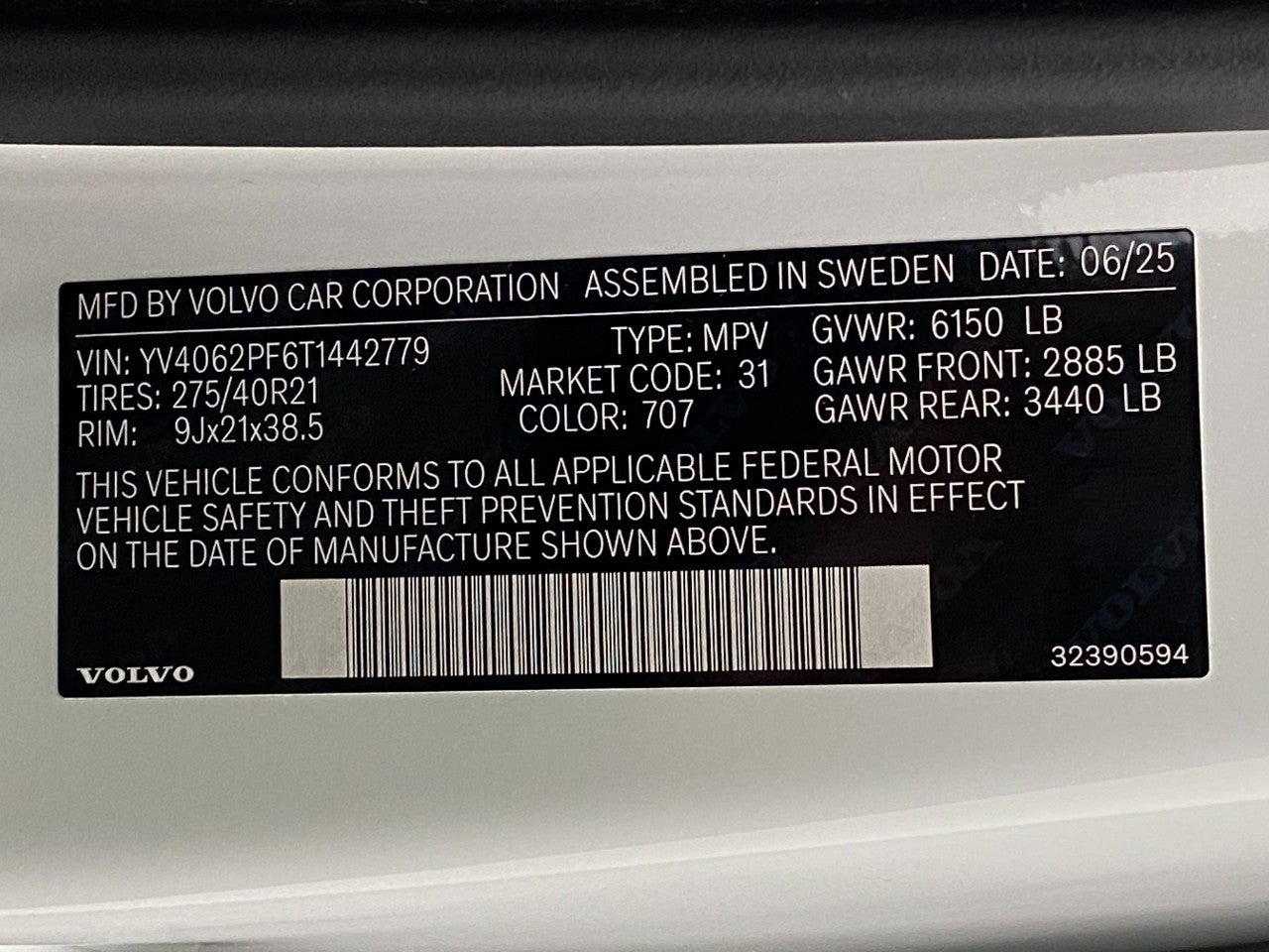 2026 Volvo XC90 B6 AWD Ultra 7-Seater