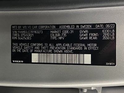 2024 Volvo XC90 Recharge Plug-In Hybrid T8 eAWD PHEV Plus 6P