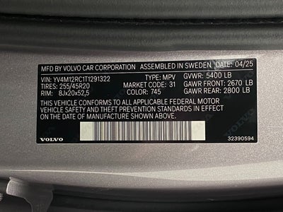 2026 Volvo XC60 B5 AWD Plus